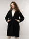 Жіноче пальто L чорний MADAME CIX ЦБ-00234514 | 6841190 | фото 2