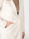 Жіноче пальто L молочний MADAME CIX ЦБ-00234515 | 6841191 | фото 3