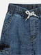 Шорти джинсові для хлопчика 128 синій ALG ЦБ-00220442 | 6841219 | фото 2