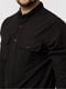 Чоловіча сорочка з довгим рукавом S чорний Figo ЦБ-00218782 | 6841317 | фото 2