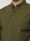 Чоловіча сорочка з довгим рукавом S хакі Figo ЦБ-00218784 | 6841319 | фото 2
