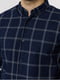 Чоловіча сорочка з довгим рукавом S синій Figo ЦБ-00218786 | 6841321 | фото 2