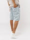 Чоловічі джинсові шорти 29 блакитний Yuki ЦБ-00220352 | 6841405 | фото 3