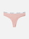 Жіночі трусики Underwear ЦБ-00237676 L Пудровий | 6841572 | фото 2