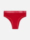 Жіночі трусики бразільяно Underwear ЦБ-00237681 M Бордовий | 6841576