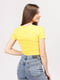 Жіноча футболка S жовтий Brands ЦБ-00191987 | 6841687 | фото 4