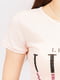 Жіноча футболка S персиковий Brands ЦБ-00191989 | 6841688 | фото 3