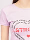 Жіноча футболка S бузковий Brands ЦБ-00192016 | 6841696 | фото 2