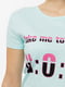 Жіноча футболка S м'ятний Brands ЦБ-00192032 | 6841702 | фото 2