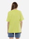 Жіноча футболка оверсайз S лимонний Dias ЦБ-00218104 | 6841713 | фото 3