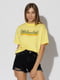 Жіноча футболка регуляр S жовтий Madmext ЦБ-00218983 | 6841720 | фото 2