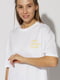 Жіноча футболка регуляр S білий Madmext ЦБ-00218986 | 6841723 | фото 2