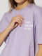 Жіноча футболка регуляр S бузковий Madmext ЦБ-00218987 | 6841724 | фото 2