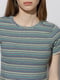 Жіноча футболка слім S синій Divоn ЦБ-00219005 | 6841726 | фото 2
