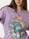 Жіноча футболка регуляр M/L бузковий Busem ЦБ-00219040 | 6841732 | фото 2