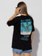 Жіноча футболка регуляр M чорний ADEN Shop ЦБ-00219206 | 6841740 | фото 3