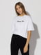 Жіноча футболка регуляр S білий ADEN Shop ЦБ-00219209 | 6841743 | фото 2