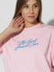Жіноча футболка регуляр S рожевий ADEN Shop ЦБ-00219223 | 6841752 | фото 2