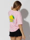 Жіноча футболка регуляр S рожевий ADEN Shop ЦБ-00219223 | 6841752 | фото 3