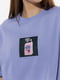 Жіноча футболка оверсайз M бузковий Yuki ЦБ-00219241 | 6841761 | фото 2