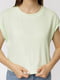 Жіноча коротка футболка S салатовий SO SWEET ЦБ-00219342 | 6841777 | фото 2