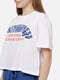 Жіноча футболка пряма XS білий Joggy ЦБ-00210071 | 6841785 | фото 2