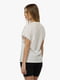 Жіноча футболка слім S молочний Crep ЦБ-00216946 | 6841805 | фото 3