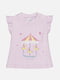 Костюм з шортами для дівчинки 62 бузковий Elefin baby ЦБ-00219568 | 6841930 | фото 2