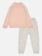 Костюм зі штанами для дівчинки 116 пудровий Cloudy ЦБ-00224265 | 6841943