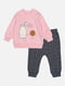 Костюм з штанами для дівчинки 74 рожевий Iggy ЦБ-00227422 | 6841948