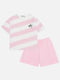 Костюм з шортами для дівчинки 104 рожевий Tuffy ЦБ-00187887 | 6841992