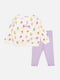 Костюм з штанами для дівчинки 68 білий Tuffy ЦБ-00210539 | 6841999