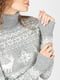 Жіночий светр One Size сірий Gerekli ЦБ-00233522 | 6842110 | фото 2