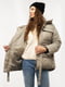 Жіноча куртка XXL оливковий XUEJIAYI ЦБ-00223824 | 6842221 | фото 5