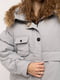 Жіноча куртка 48 сірий Oumai ЦБ-00223825 | 6842223 | фото 4