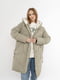 Жіноча куртка 46 оливковий CARRI SOSSI ЦБ-00223833 | 6842228 | фото 2