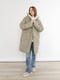 Жіноча куртка 46 оливковий CARRI SOSSI ЦБ-00223833 | 6842228 | фото 3