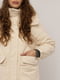 Жіноча куртка XL молочний TAYISHE ЦБ-00223842 | 6842236 | фото 3
