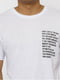 Чоловіча футболка регуляр XL білий EIGER LIFE ЦБ-00219809 | 6842246 | фото 2