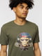 Чоловіча футболка регуляр S хакі EIGER LIFE ЦБ-00219812 | 6842248 | фото 2