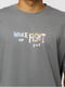 Чоловіча футболка оверсайз XL графіт Troy Life ЦБ-00219861 | 6842254 | фото 2
