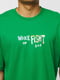 Чоловіча футболка оверсайз S зелений Troy Life ЦБ-00219862 | 6842255 | фото 3