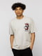Чоловіча футболка оверсайз L світло-сірий Troy Life ЦБ-00219866 | 6842258 | фото 2