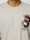 Чоловіча футболка оверсайз L світло-сірий Troy Life ЦБ-00219866 | 6842258 | фото 3