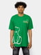 Чоловіча футболка оверсайз S зелений Troy Life ЦБ-00219871 | 6842263 | фото 2