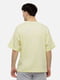 Чоловіча футболка оверсайз S лимонний Yuki ЦБ-00210816 | 6842278 | фото 3