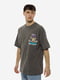 Чоловіча футболка з принтом M сірий Plus Eighteen ЦБ-00213822 | 6842281 | фото 2