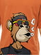 Чоловіча футболка з принтом M теракотовий Plus Eighteen ЦБ-00213826 | 6842285 | фото 2