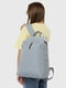 Жіночий спортивний рюкзак сіро-блакитний Brands ЦБ-00207029 | 6842425