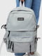 Жіночий спортивний рюкзак сіро-блакитний Brands ЦБ-00207032 | 6842428 | фото 2